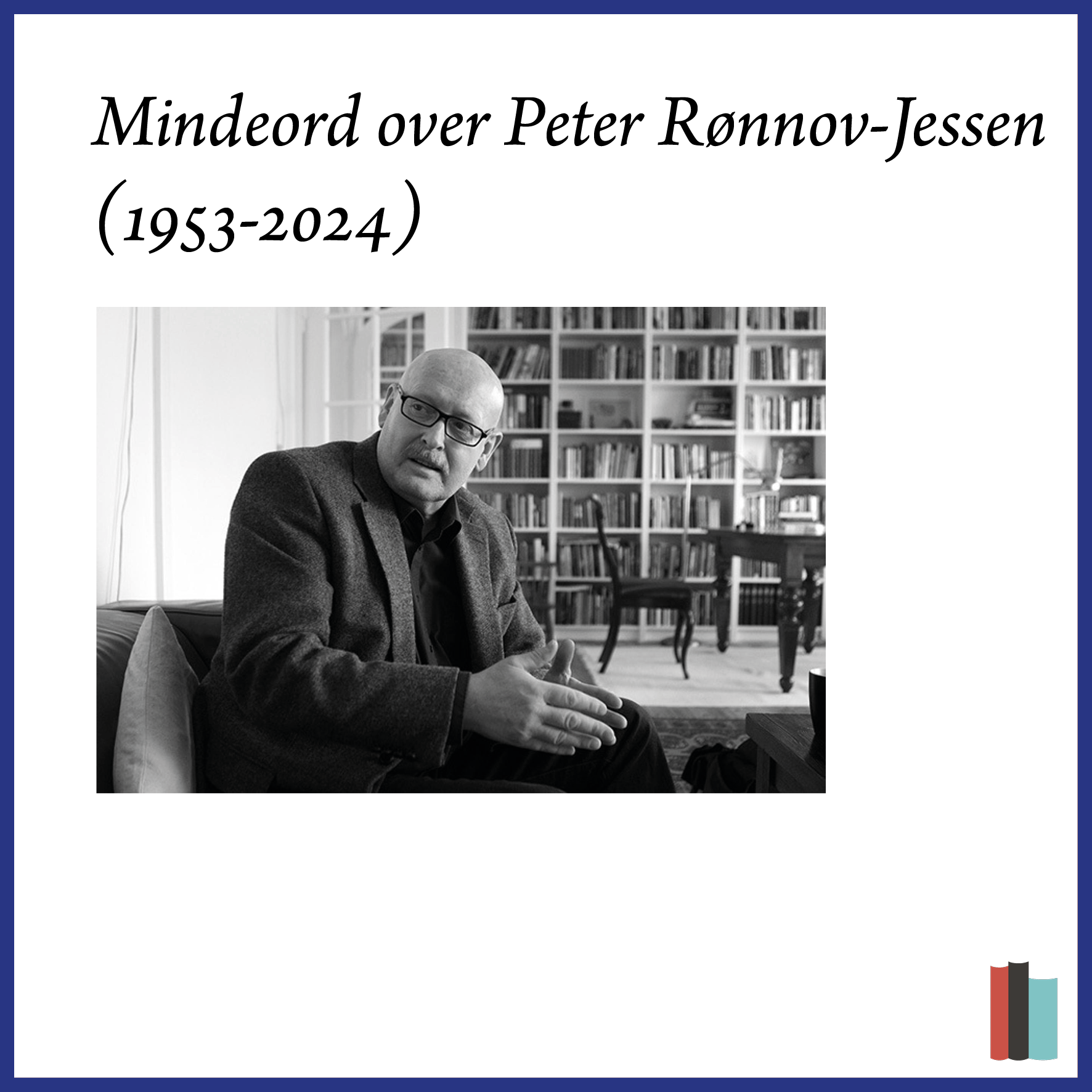 Mindeord over Peter Rønnov-Jessen 