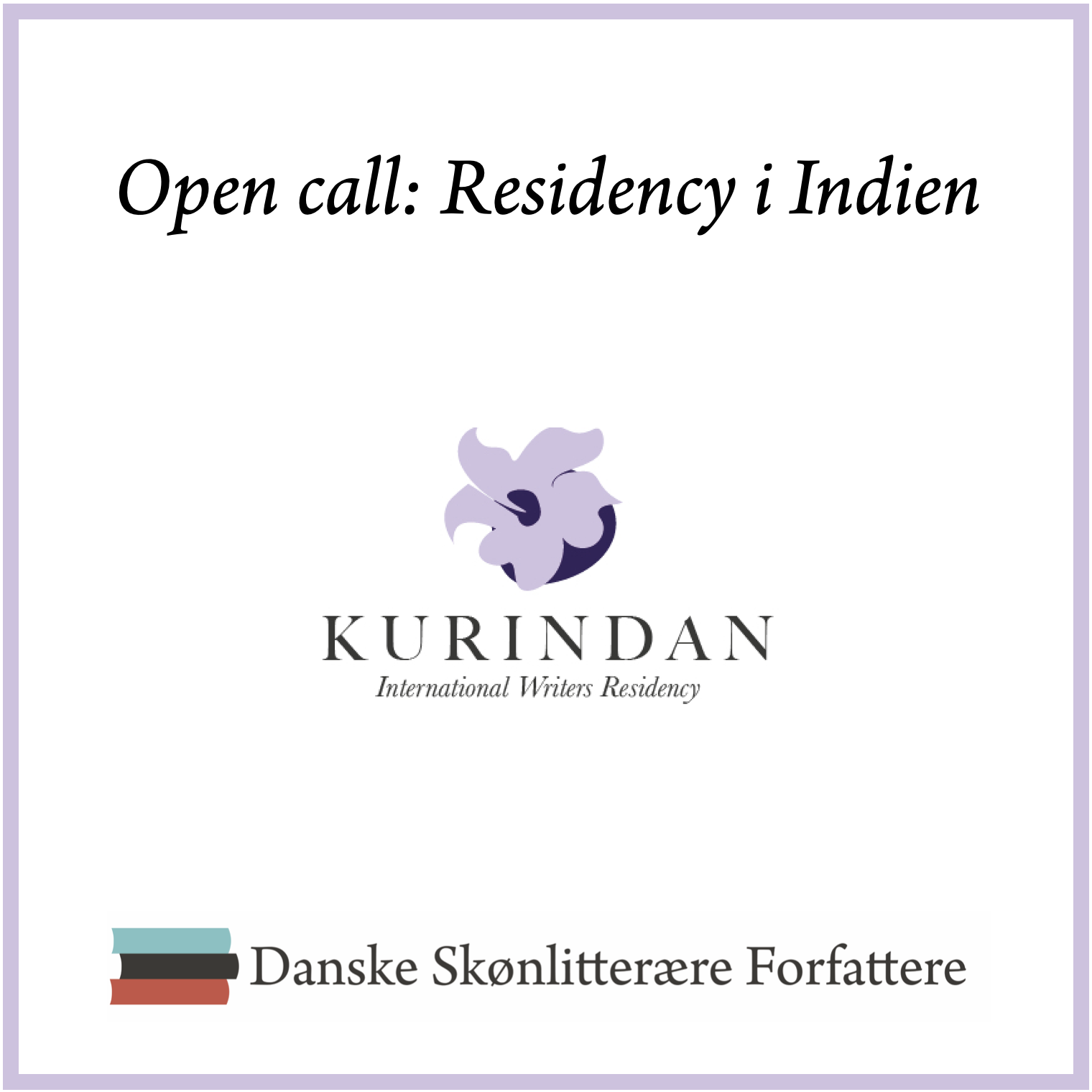 Open call: Residency i Indien