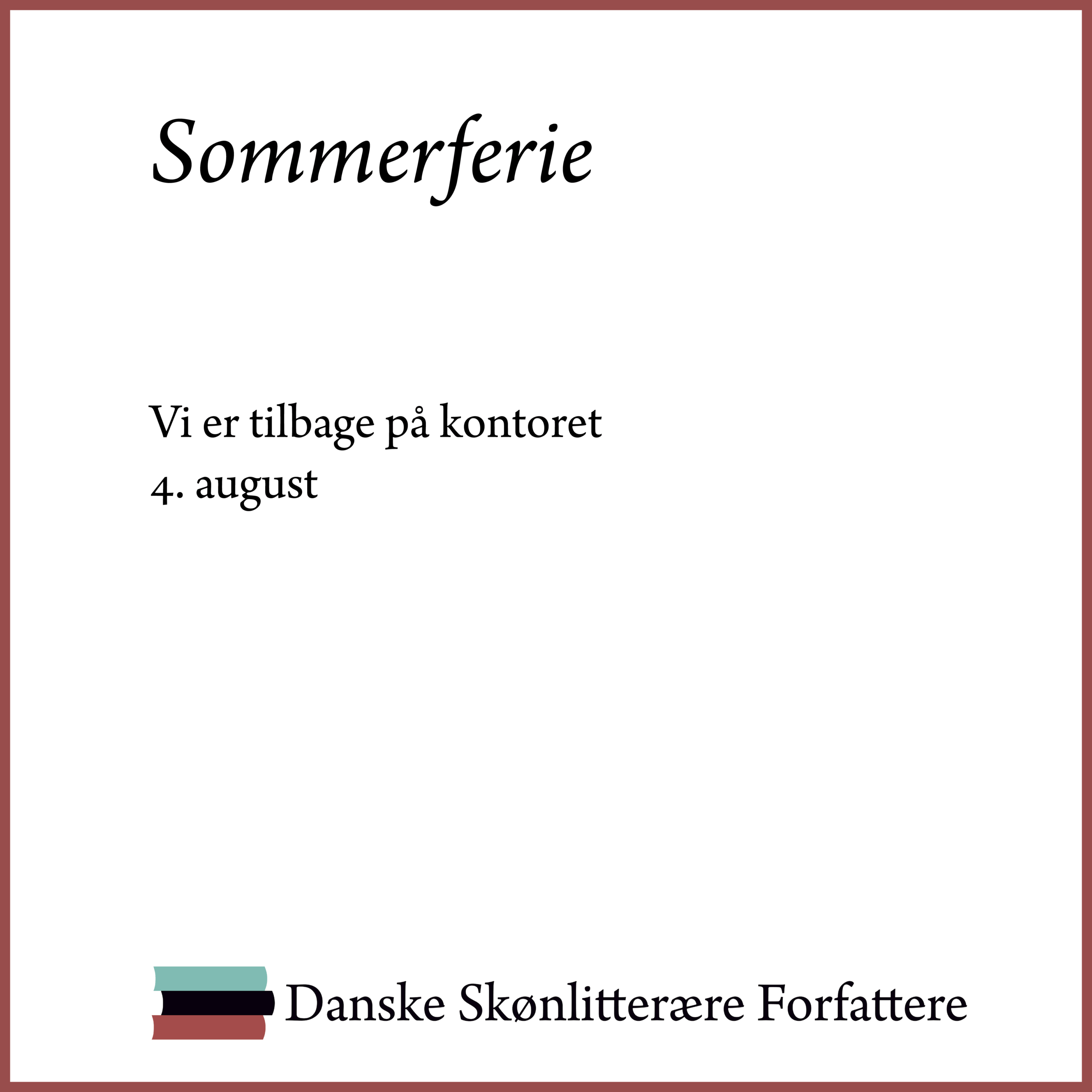 Ferielukket