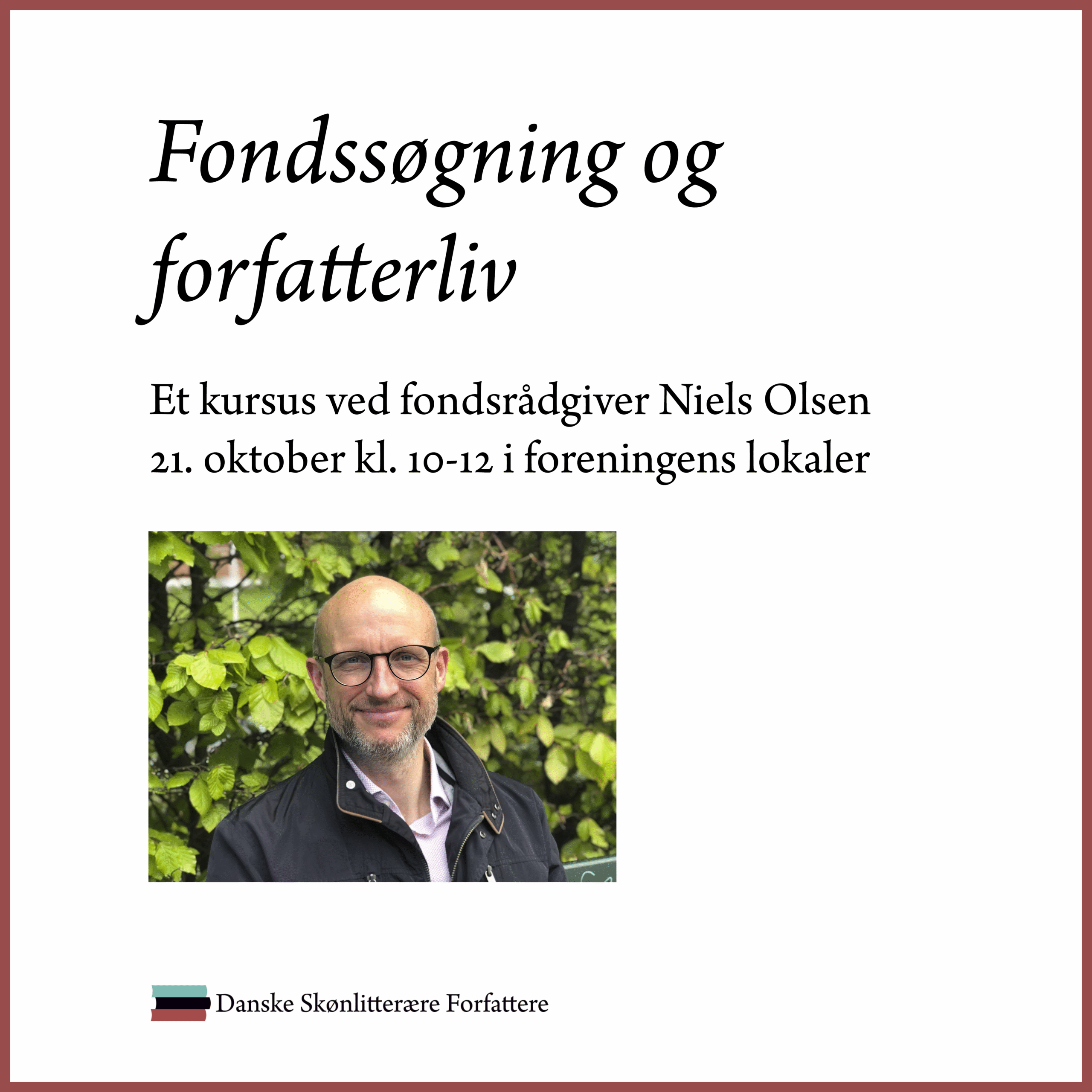 Fondssøgning og forfatterliv