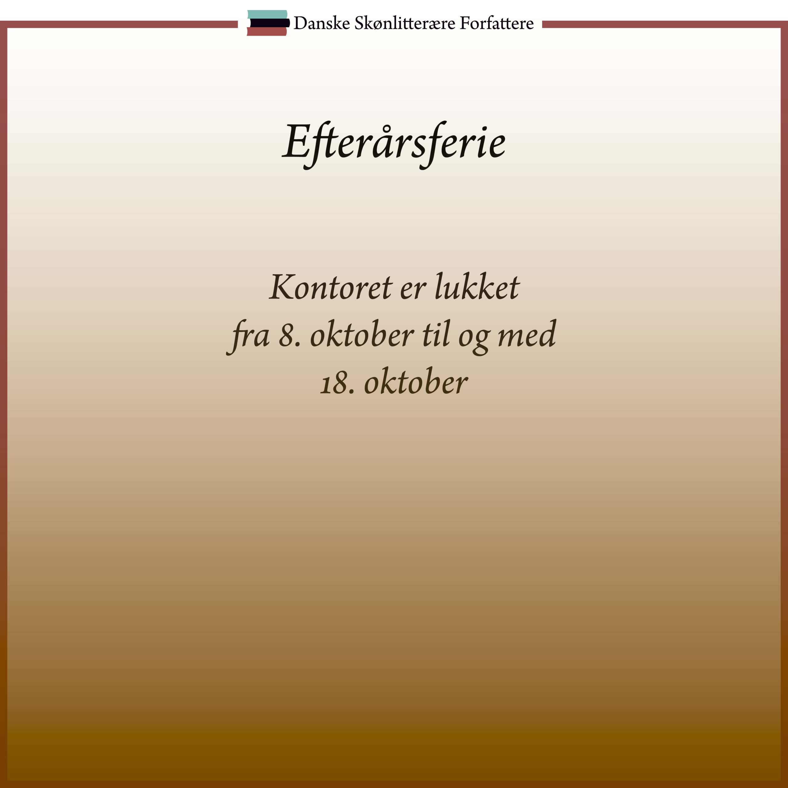 Efterårsferie